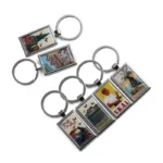 2426-3-Rectangular Copenhagen City Landscape Epoxy Resin Keychain (chaveiro de resina epóxi com paisagem da cidade de Copenhague)