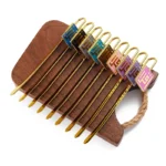 3005-2-Segnalibro Ruyi quadrato dipinto a più colori