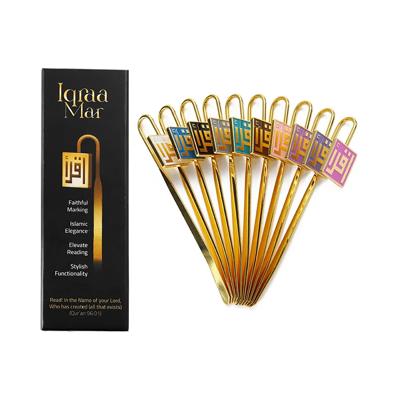 3005-3-Segnalibro Ruyi quadrato dipinto a più colori