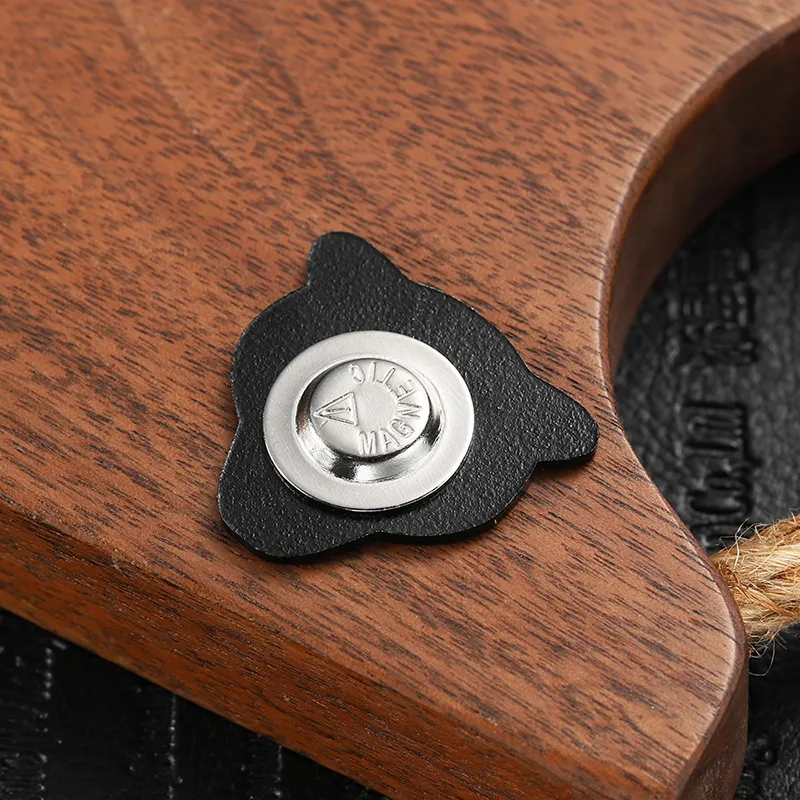 1702-7-Cartoon Tête de tigre Jaune Badge aimanté à peindre