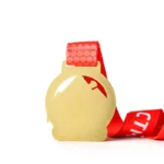 1163-8-Imitation Médaille de course à bicyclette en or et peinture rouge