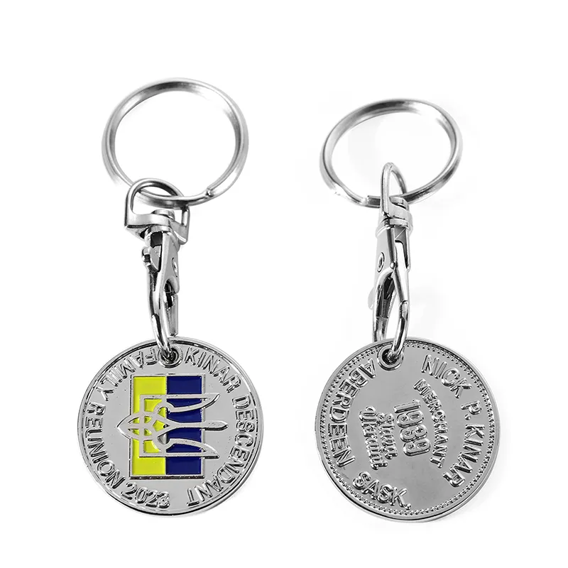 2152-1-皇冠图案汽车珐琅银令牌扣 2152-1-皇冠图案汽车珐琅银令牌扣