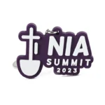 2452-4-Nomi di lettere irregolariPortachiavi in PVC personalizzato