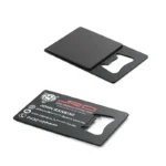 3442-3-Apertura di bottiglia in acciaio inossidabile con magnete spray di colore nero