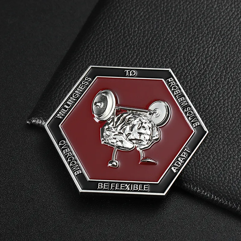 2517-6-Moneta commemorativa del Concorso Cervello Esagonale