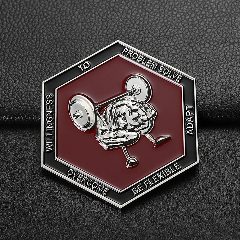 2517-7-Moneta commemorativa del Concorso Cervello Esagonale