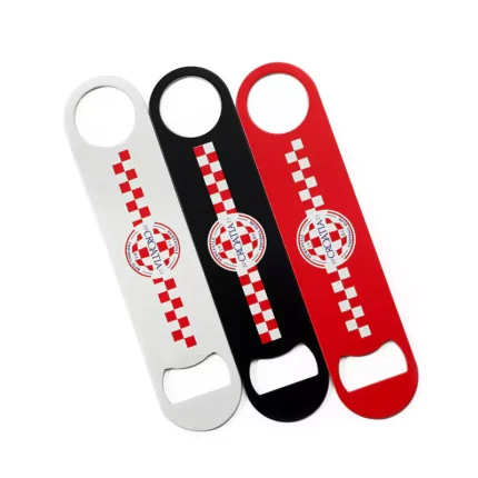 3402-4-Stainless steel color spray Croatian long strip three color bottle opener