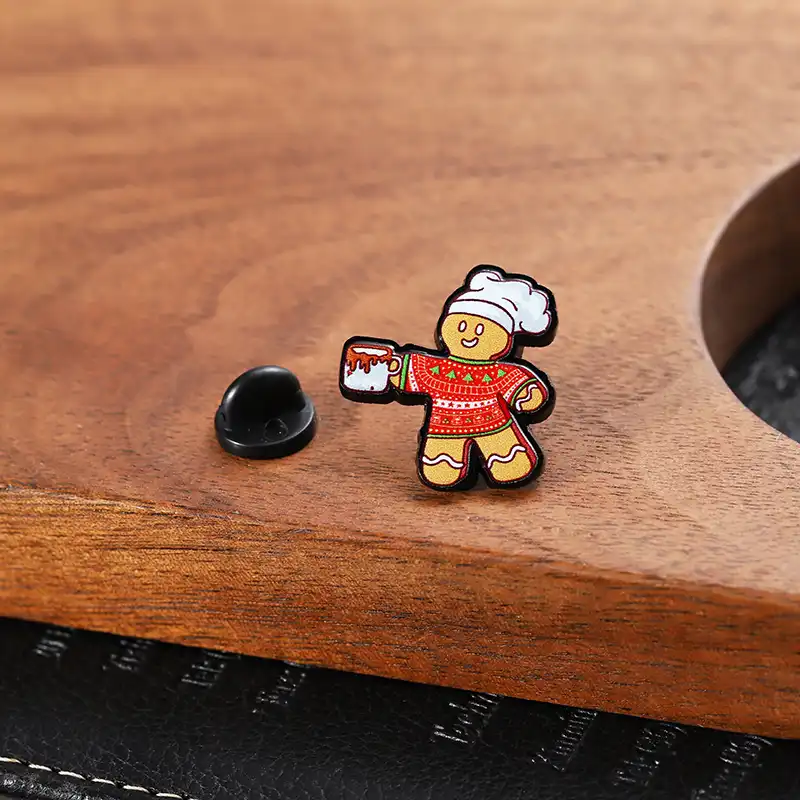 1605-5- Alien Cute Chef Badge imprimé aux UV