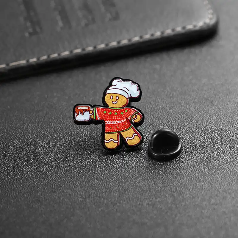 1605-6- Alien Cute Chef Badge imprimé aux UV