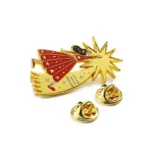 1606-1- Distintivo de ouro para menina e árvore