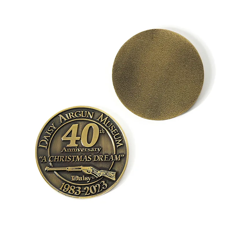 2520-1-Antike Bronze-Gedenkmünze zum 40. Jahrestag