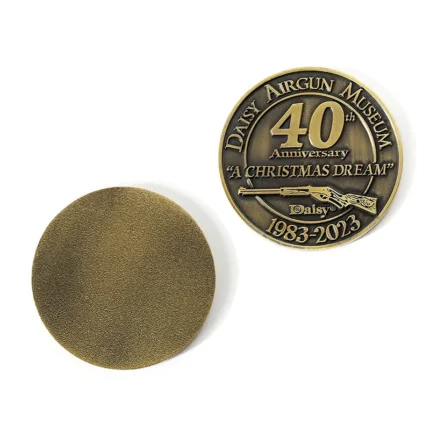 2520-5-Antique Bronze 40th Anniversary Commemorative coin