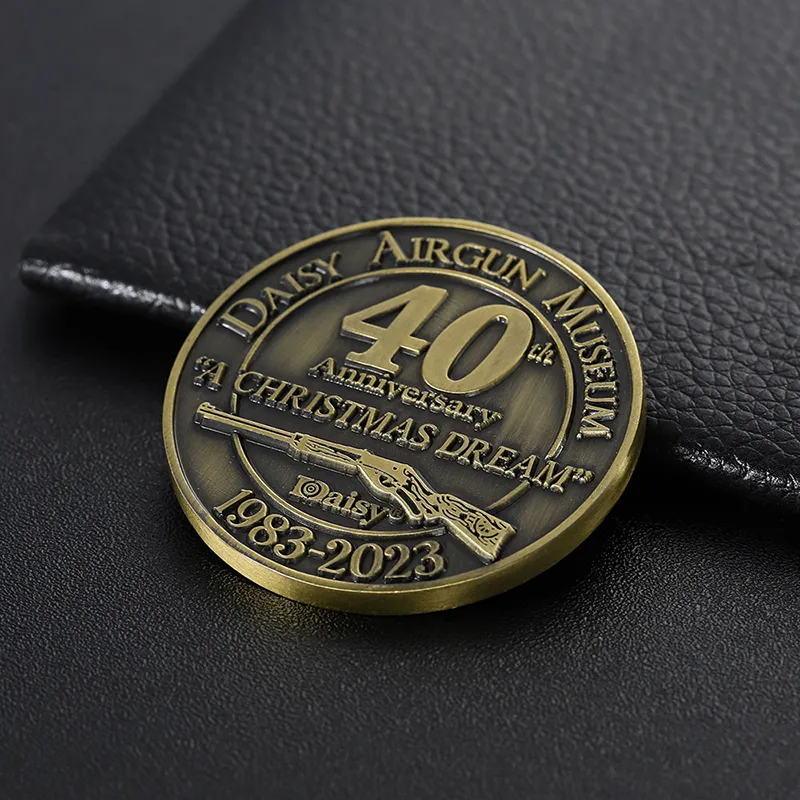 2520-7-Antike Bronze 40. Jahrestag Gedenkmünze