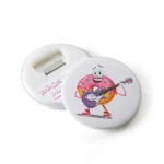 3692-2-Farbspray kreisförmiger innerer Mund Flaschenöffner Kühlschrankmagnet