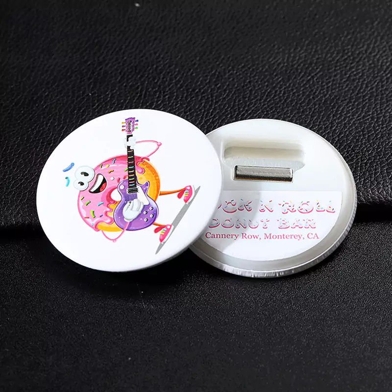 3692-7-Farbspray kreisförmiger innerer Mund Flaschenöffner Kühlschrankmagnet