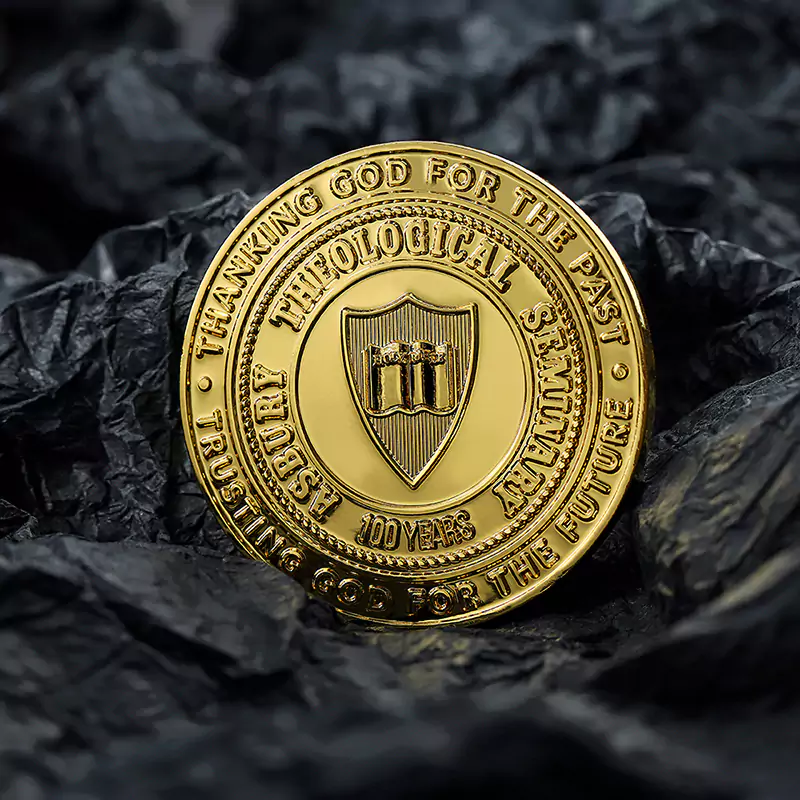 3693-8-Imã de geladeira com imitação de ouro por galvanoplastia pura em relevo