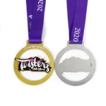 1426-3-Softness competition hollow gold and silver medal