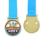 1427-4-Elite hollow baking paint com medalha de elemento relâmpago