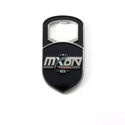 3694-2-Bottle opener baking paint shaped refrigerator sticker