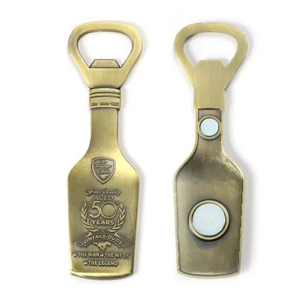 3695-2-Bottle shaped antique bronze bottle opener