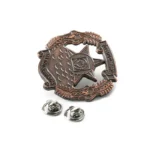 1664-4-Red Antique Copper Die-Casting Pin