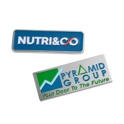 1788-3-Square Magnet Badge Nameplate Pin