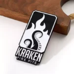 3602-1-Tentacule d'octopus carré électrophorèse peinture noire pour réfrigérateur autocollant