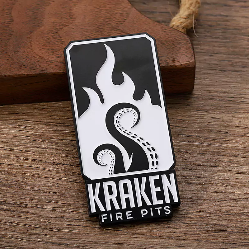 3602-6-Tentacule d'octopus carré électrophorèse peinture noire pour réfrigérateur autocollant