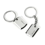 2358-2-Брелок из нержавеющей стали с гравировкой под серебро