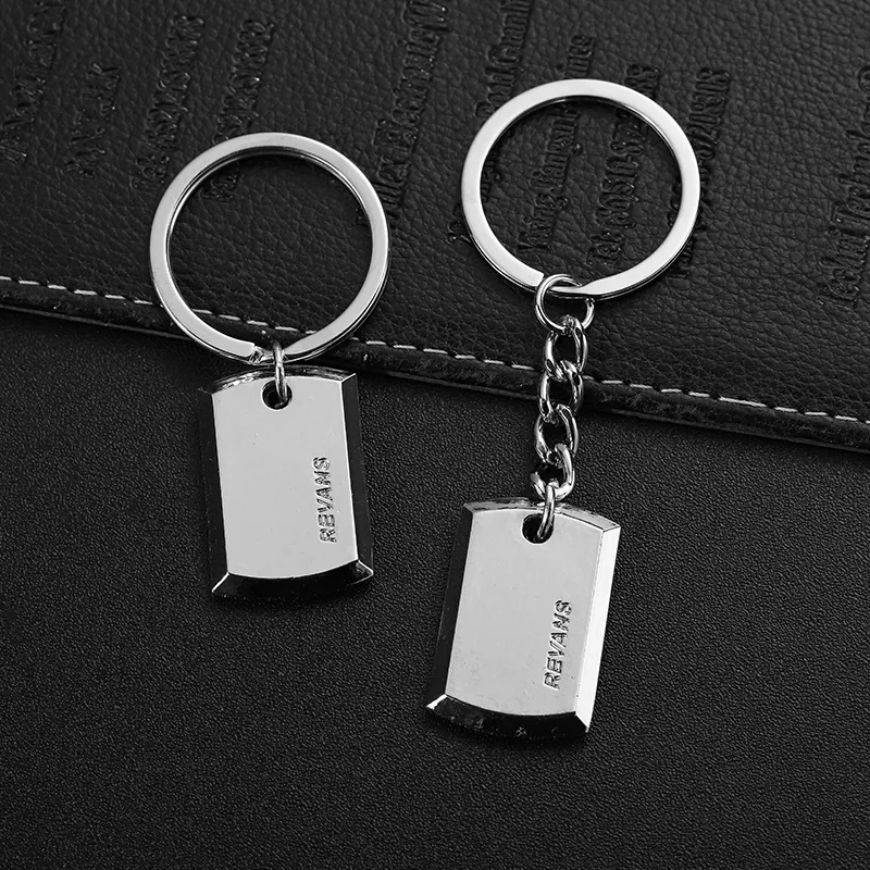 2358-5 - Брелок из нержавеющей стали с гравировкой под серебро