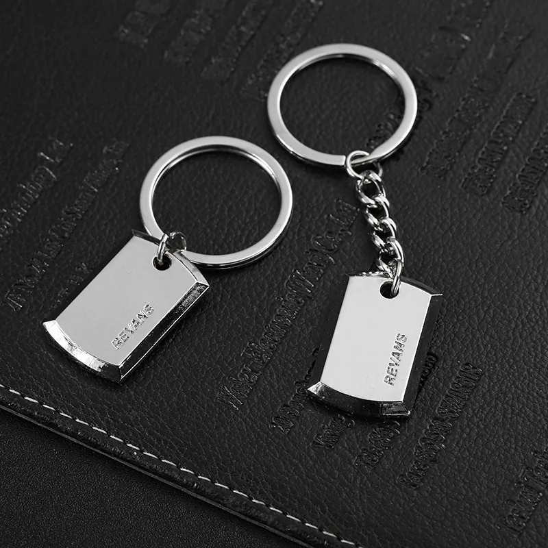 2358-6 Брелок из нержавеющей стали с гравировкой под серебро