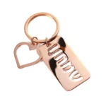 2359-3 - Брелок из нержавеющей стали цвета розового золота