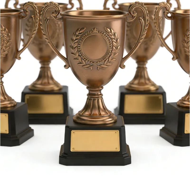 Das perfekte Trophäenbild für Ihren Moment des Stolzes finden