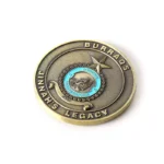 2515-4 - Moeda de desafio da Força Aérea do Paquistão com pintura 3D armada