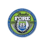 2522-3-SGM Engineering Moneta commemorativa del 25° anniversario del golf