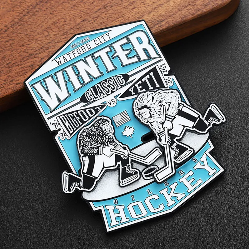 1728-6-HIFDDI vs YETI Ice Hockey Competition Limited Edition Badge