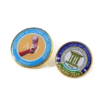 1911-1-TATU Round Resin Surface Badge
