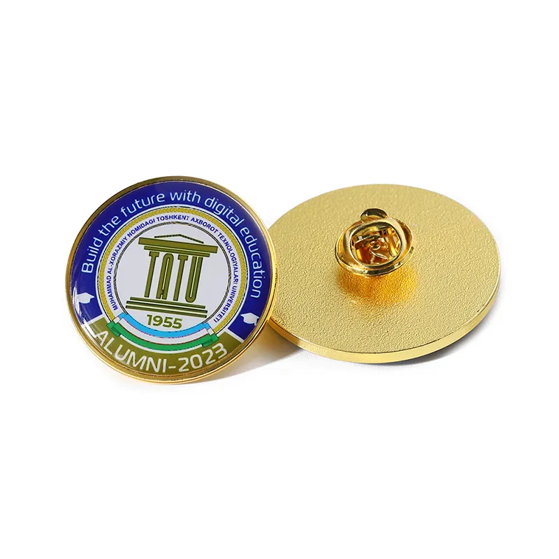 1911-2-TATU Round Resin Surface Badge