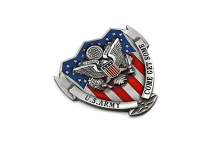 5653-8-United States Military Commemorative Shield-shaped Insignia