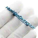 1570-1-North Star Dancing Sports Spilla a forma di lettera blu