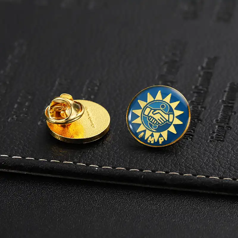 1912-7-Design Logo Gold Metal Custom Enamel Pins